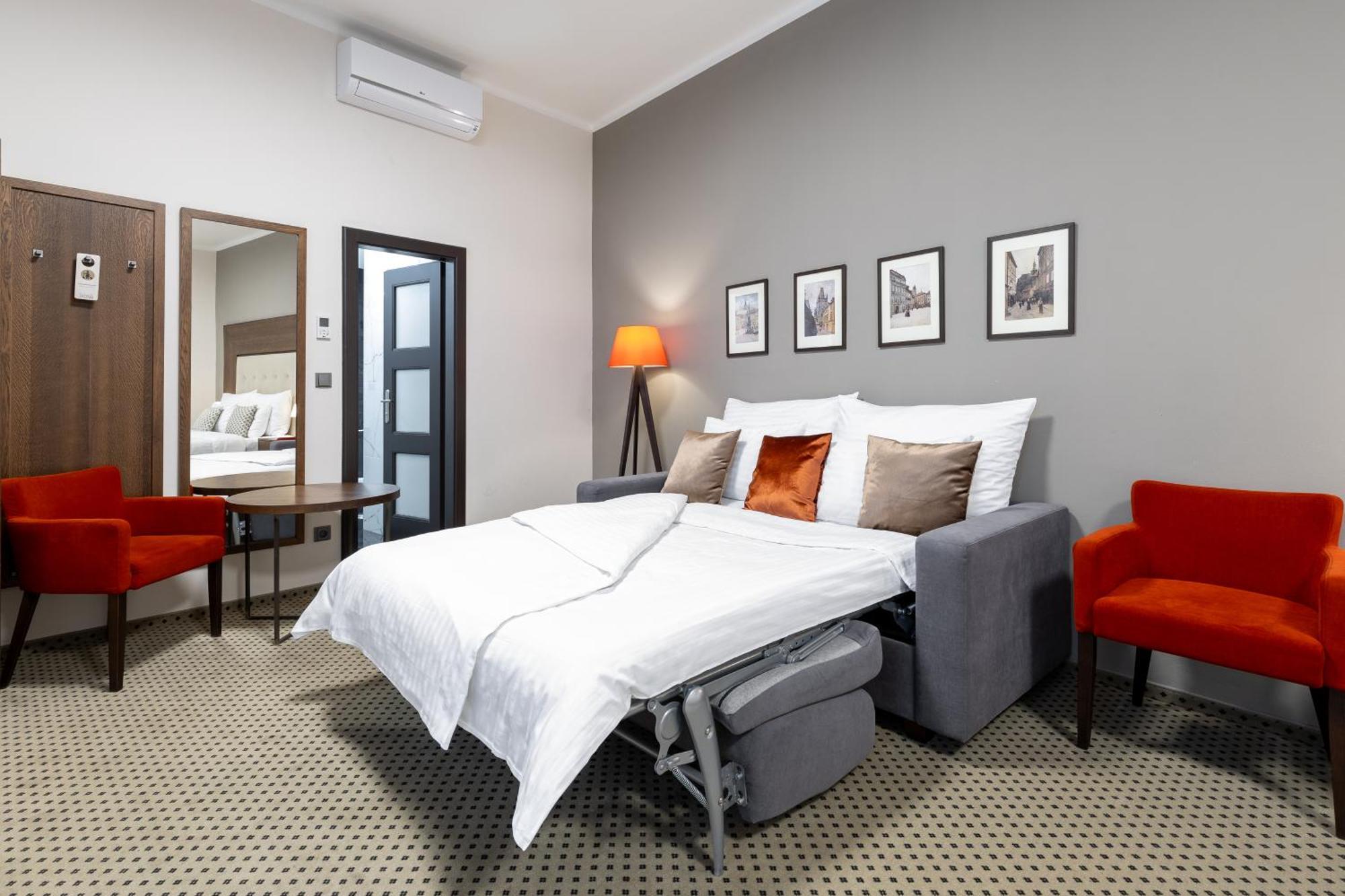 Hotel Ikona Praag Kamer foto