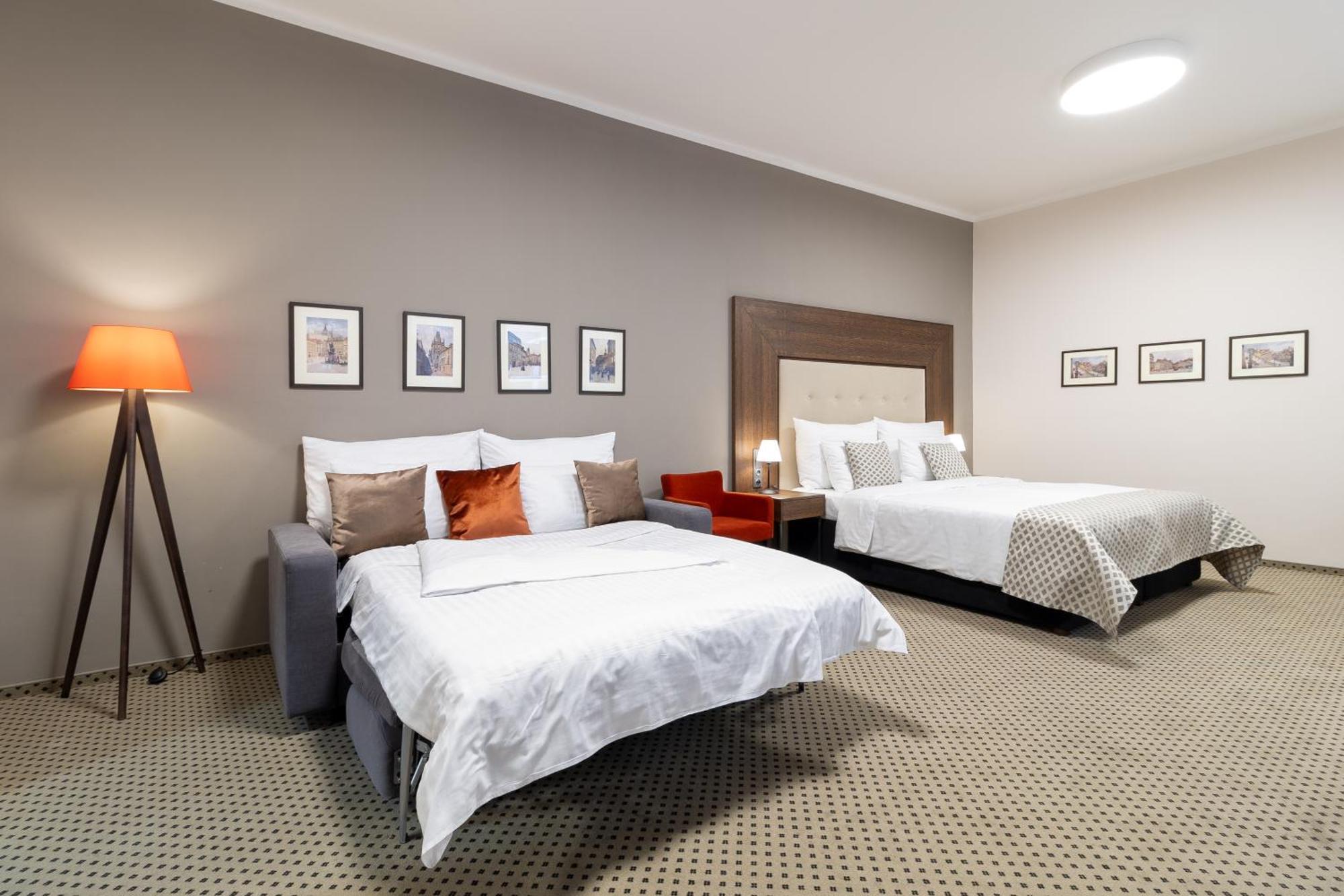 Hotel Ikona Praag Kamer foto